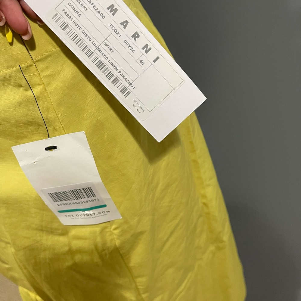 Marni Parachute linen skirt - Picture 3 of 7